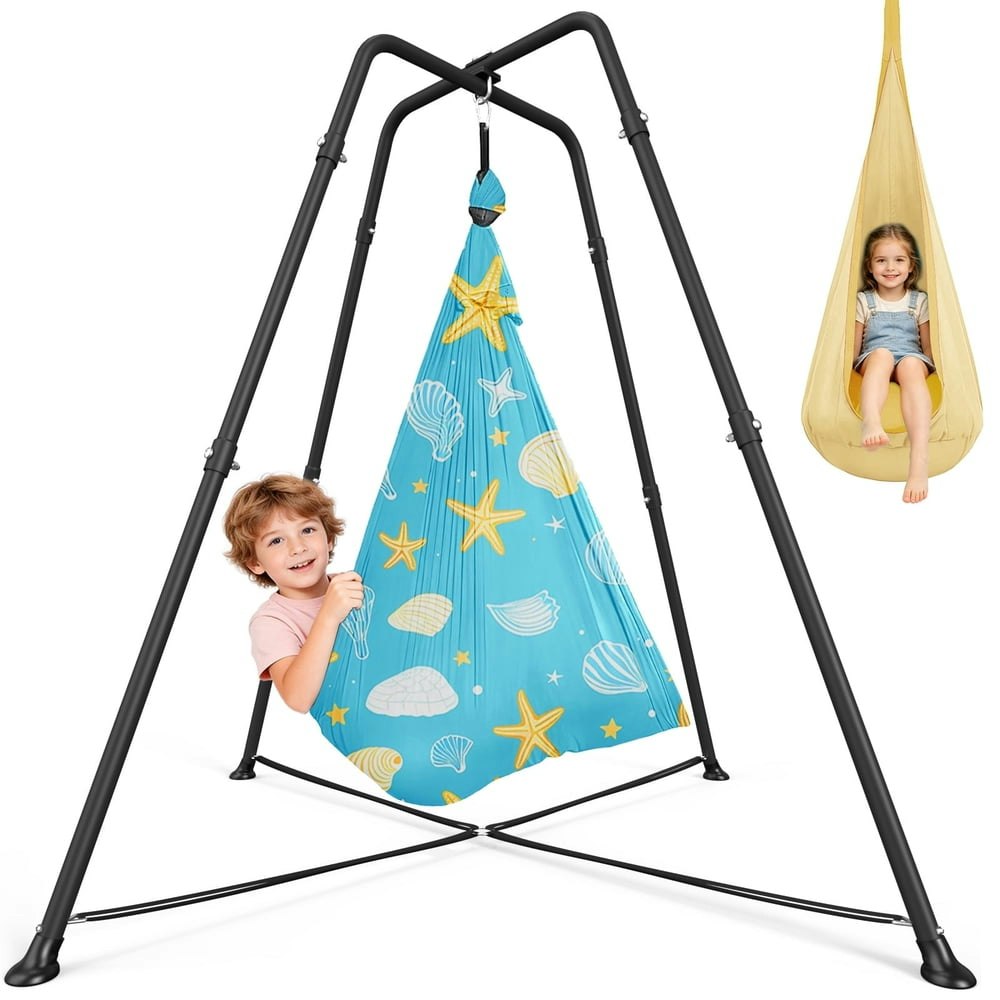 Sensory Pod Swing with Stand 330-lb Capacity: $98.99 Sensory Pod Swing with Stand 330-lb Capacity: $98.99