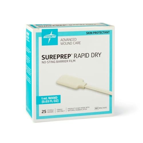 SurePrep Rapid-Dry No-Sting Barrier Film 1mL Wand 100-Pack: $258.25 SurePrep Rapid-Dry No-Sting Barrier Film 1mL Wand 100-Pack: $258.25