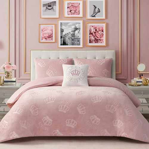 Juicy Couture 3-Piece Twin/Twin XL Plush Reversible Comforter Set: $110.77 Juicy Couture 3-Piece Twin/Twin XL Plush Reversible Comforter Set: $110.77