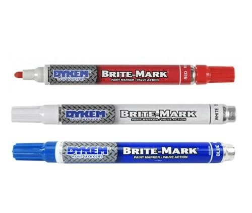 Dykem Brite-Mark Regular Line Markers 3-Pack: $21.03 Dykem Brite-Mark Regular Line Markers 3-Pack: $21.03