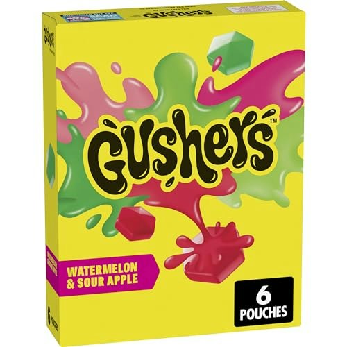 Gushers Watermelon & Sour Apple Fruit Snacks 6-Pack: $2.75