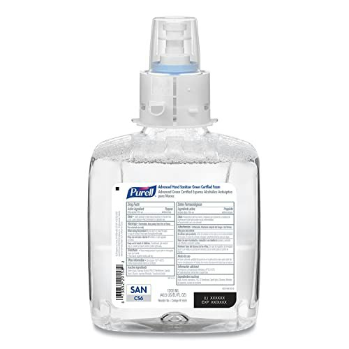 Purell CS6 1,200mL Hand Sanitizer Foam Refill 2-Pack: $66.49 Purell CS6 1,200mL Hand Sanitizer Foam Refill 2-Pack: $66.49