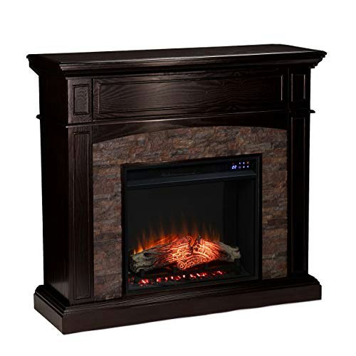 SEI Furniture Grantham Convertible Touch Screen Electric Fireplace: $531.66
