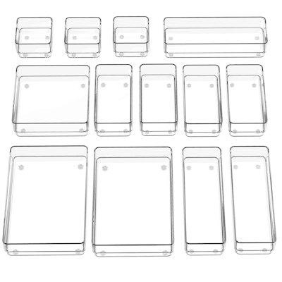 13-Piece 5-Size Drawer Organizer Set for $19 + free shipping w/ Prime