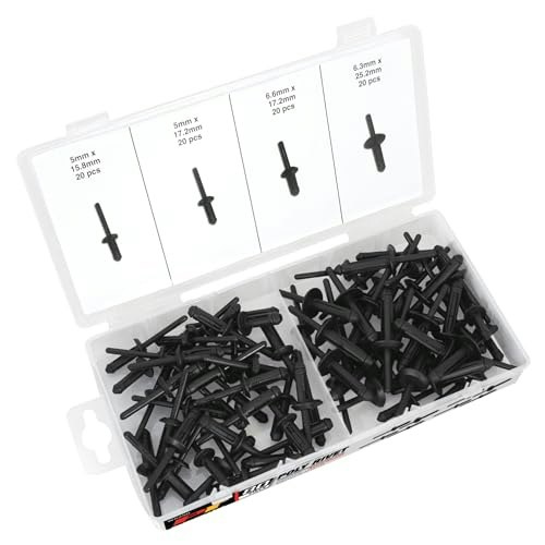 Performance Tool 80-Piece Poly Blind Rivet Assortment Kit: $12.70 Performance Tool 80-Piece Poly Blind Rivet Assortment Kit: $12.70