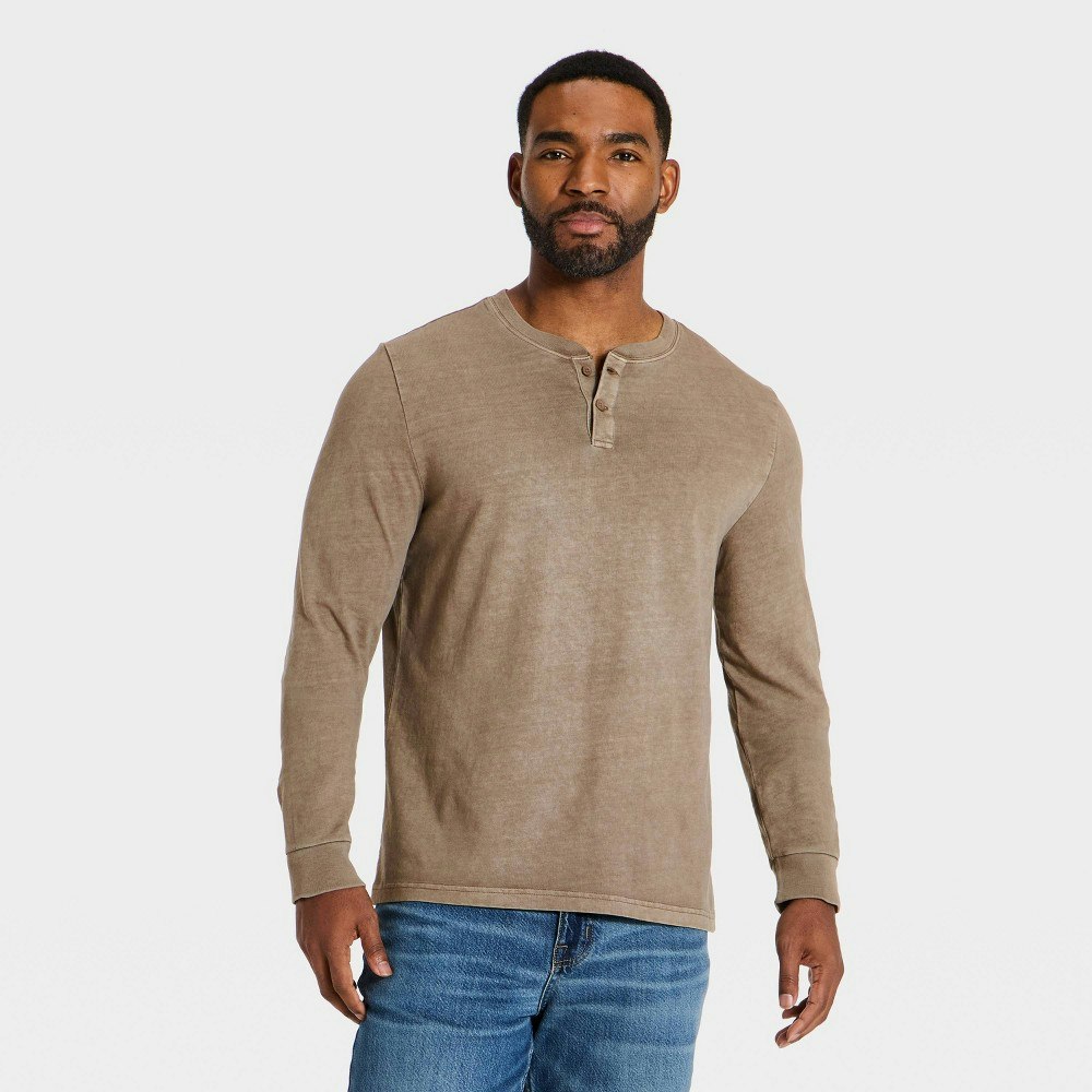 Goodfellow & Co Men's Vintage Lightweight Texture Henley Shirt: $25 Goodfellow & Co Men's Vintage Lightweight Texture Henley Shirt: $25
