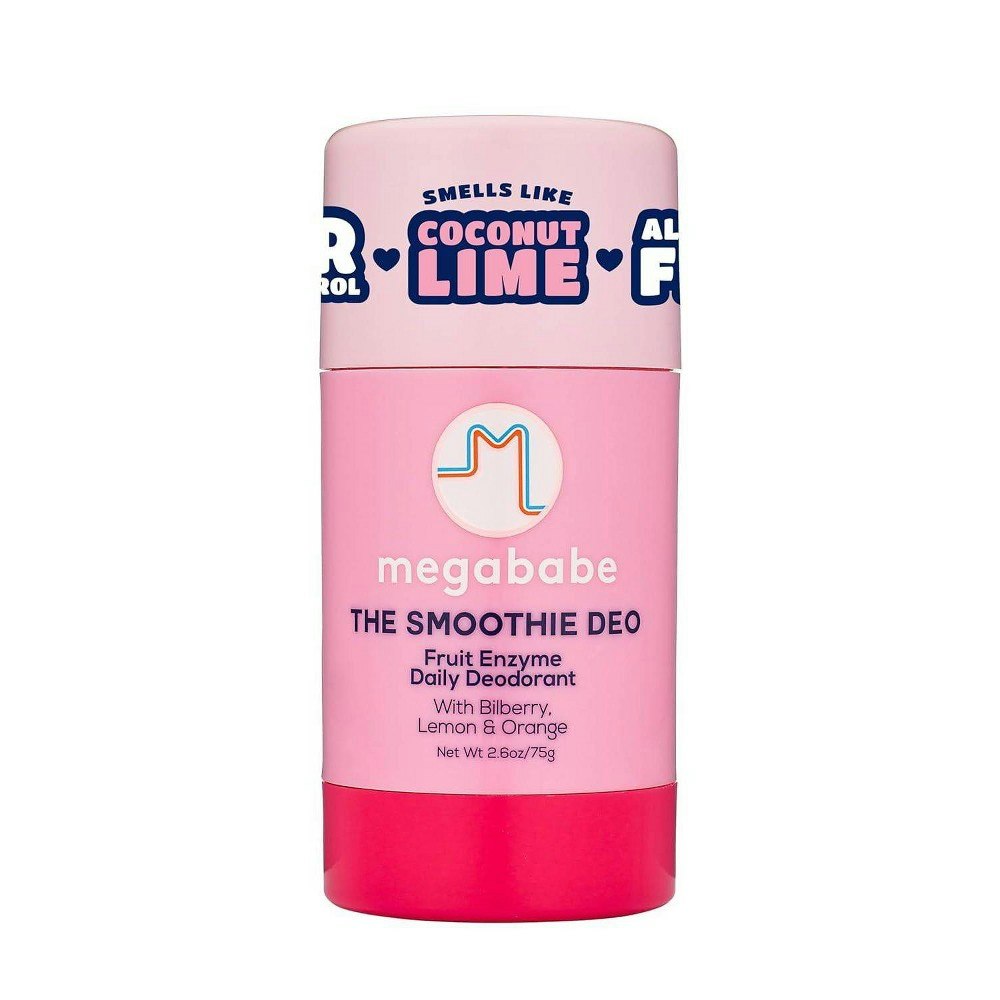 Megababe The Smoothie Fruit Enzyme Daily Solid Deodorant 2.6-oz: $13.99 Megababe The Smoothie Fruit Enzyme Daily Solid Deodorant 2.6-oz: $13.99