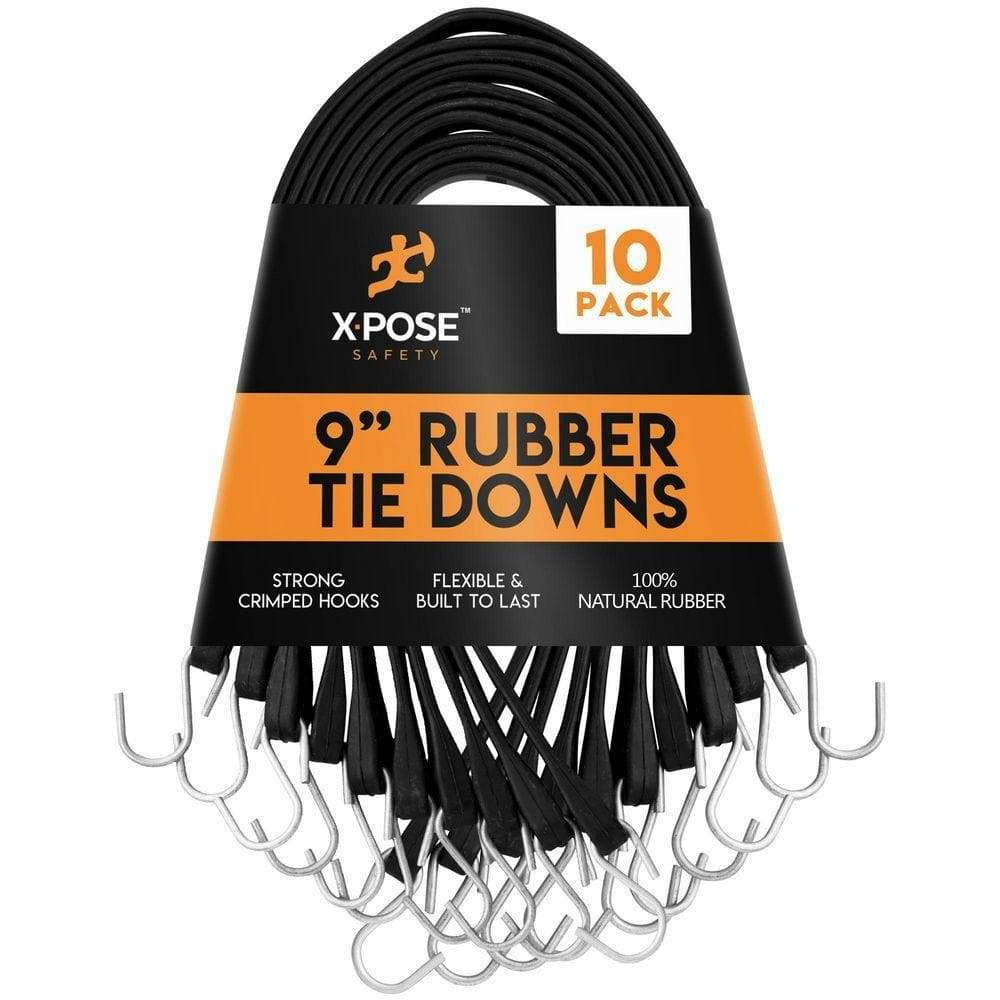9-Inch Molded Rubber Tie Down Straps 10-Pack: $18.19 9-Inch Molded Rubber Tie Down Straps 10-Pack: $18.19