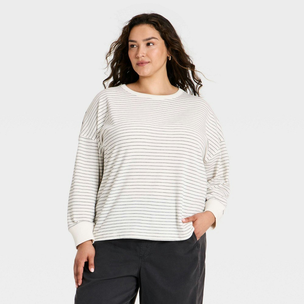 Women's Long Sleeve Vintage Crewneck T-Shirt: $18 Women's Long Sleeve Vintage Crewneck T-Shirt: $18