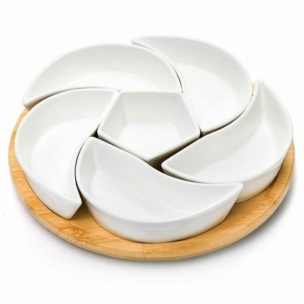 11-Inch Ceramic Rotating Lazy Susan Serving Tray Set: $80.84 11-Inch Ceramic Rotating Lazy Susan Serving Tray Set: $80.84