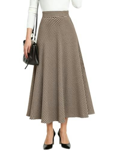 Zeagoo Women's Wool Midi Skirt: $19.98 Zeagoo Women's Wool Midi Skirt: $19.98
