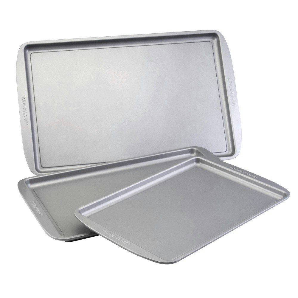 Farberware 3-Piece Nonstick Cookie Pan Set: $26.99 Farberware 3-Piece Nonstick Cookie Pan Set: $26.99