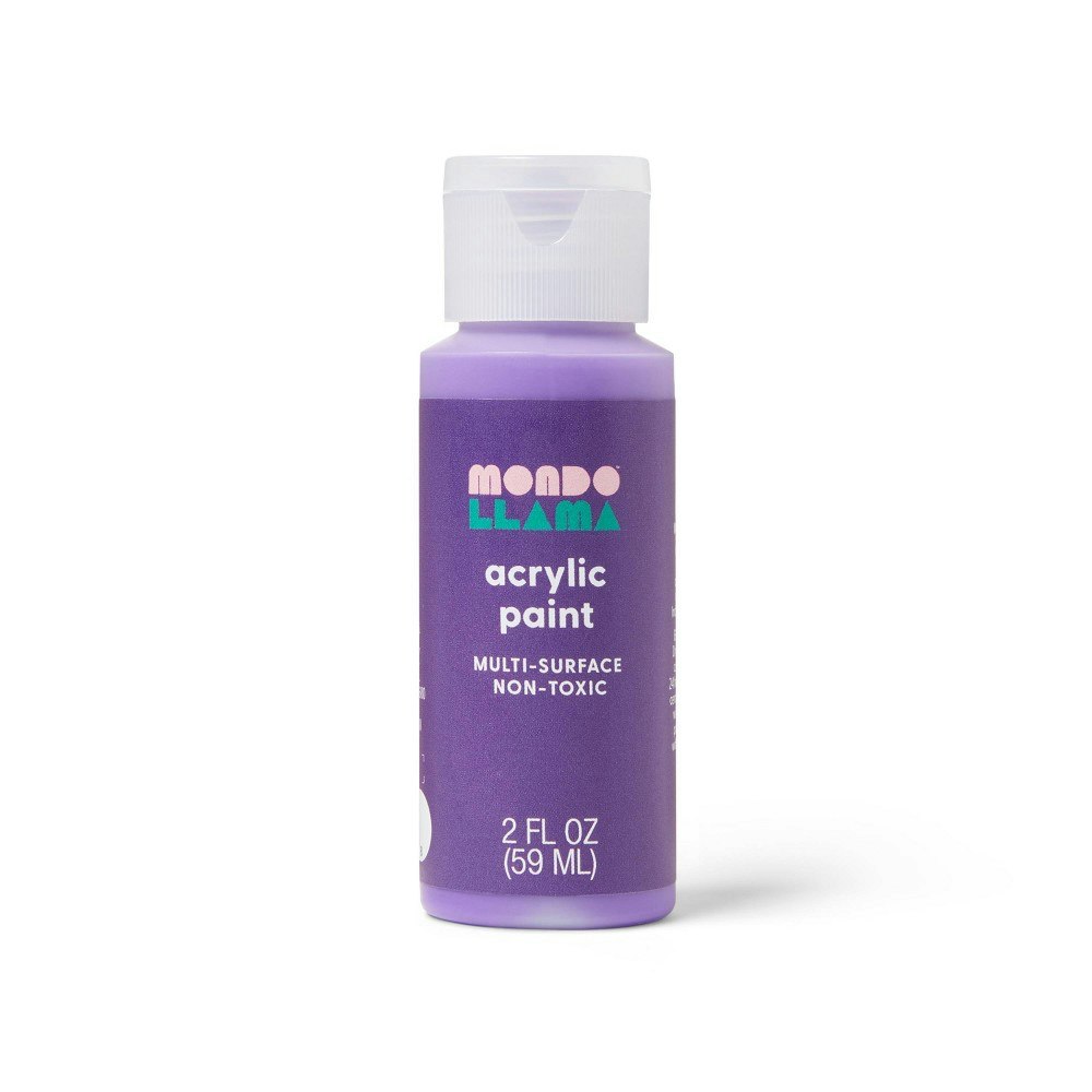 Mondo Llama 2oz Neon Ultraviolet Acrylic Paint: $1 Mondo Llama 2oz Neon Ultraviolet Acrylic Paint: $1