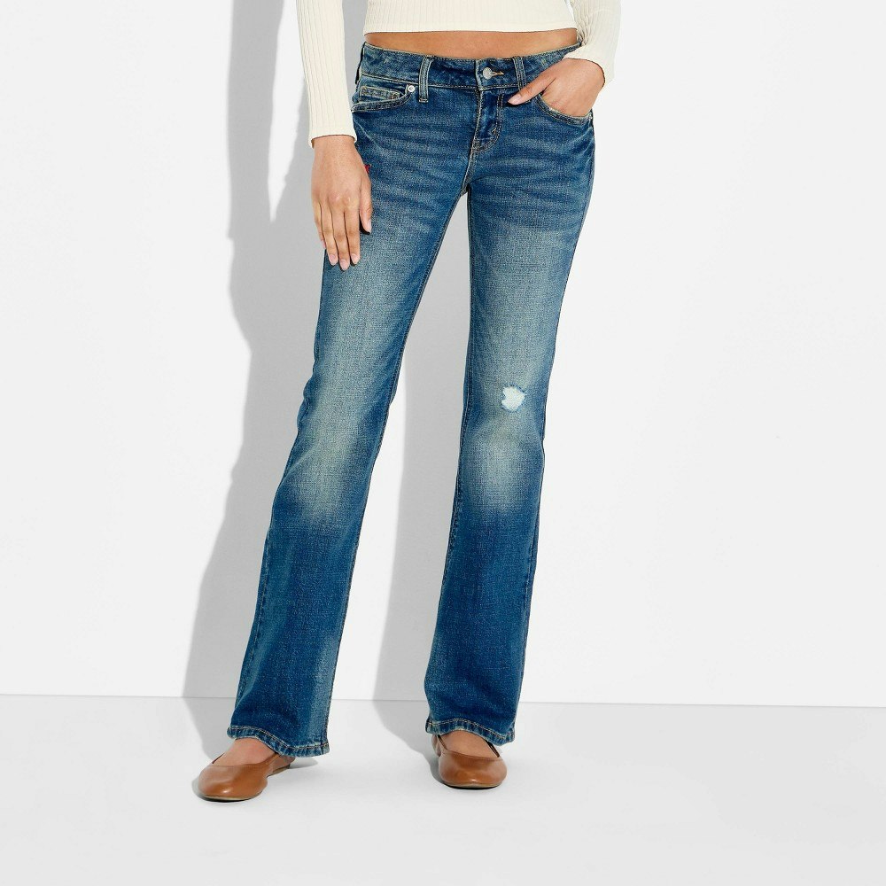 Wild Fable Women's Low-Rise Baby Boot Jeans: $32 Wild Fable Women's Low-Rise Baby Boot Jeans: $32