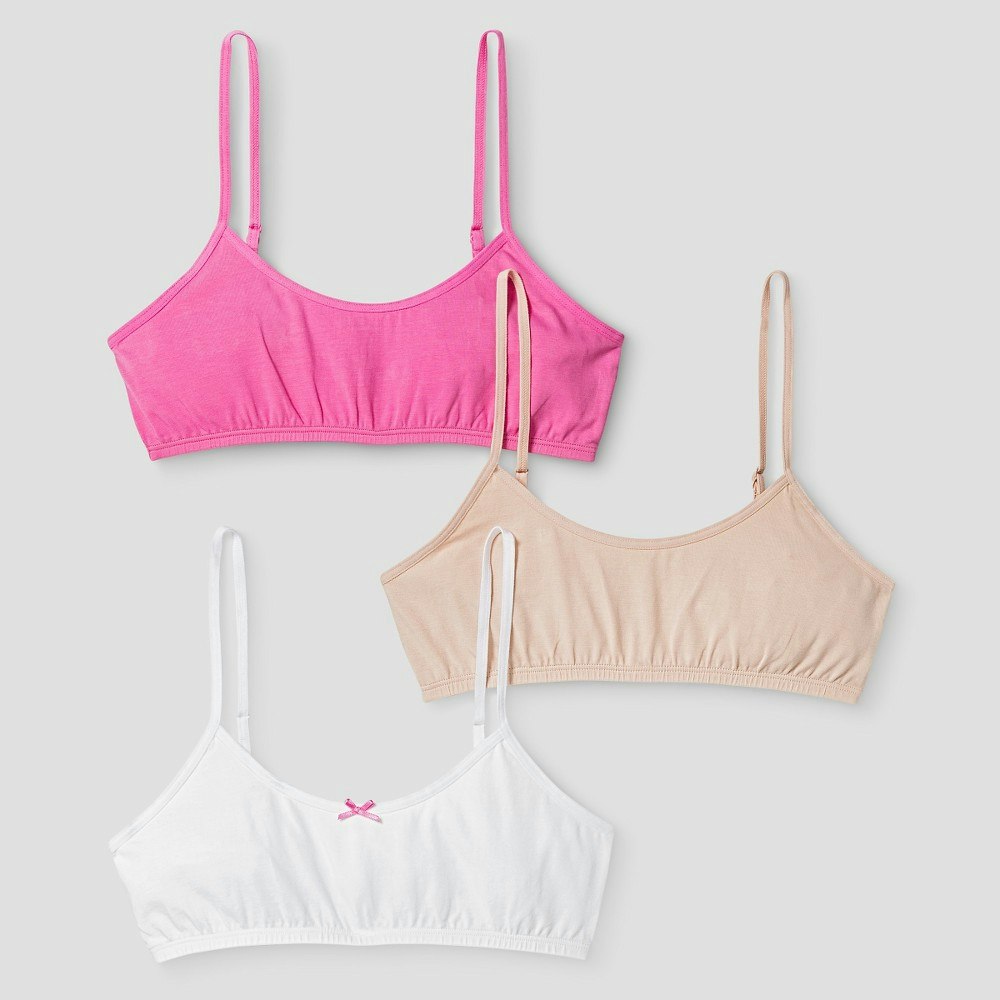 Cat & Jack Girls' Cotton Cami Bra 3-Pack: $6.99