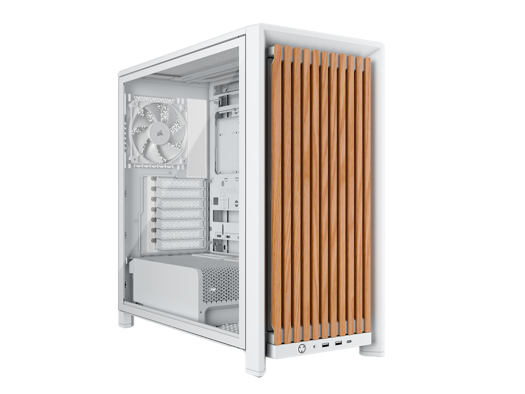 Corsair 4000D Wood Mid-Tower PC Case: $129.99