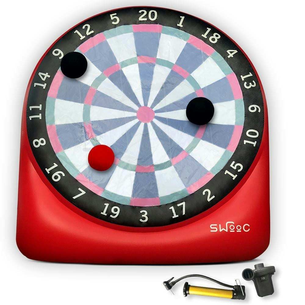 Giant Inflatable Kick Darts 6-Foot Dartboard with Soccer Balls: $149.99 Giant Inflatable Kick Darts 6-Foot Dartboard with Soccer Balls: $149.99