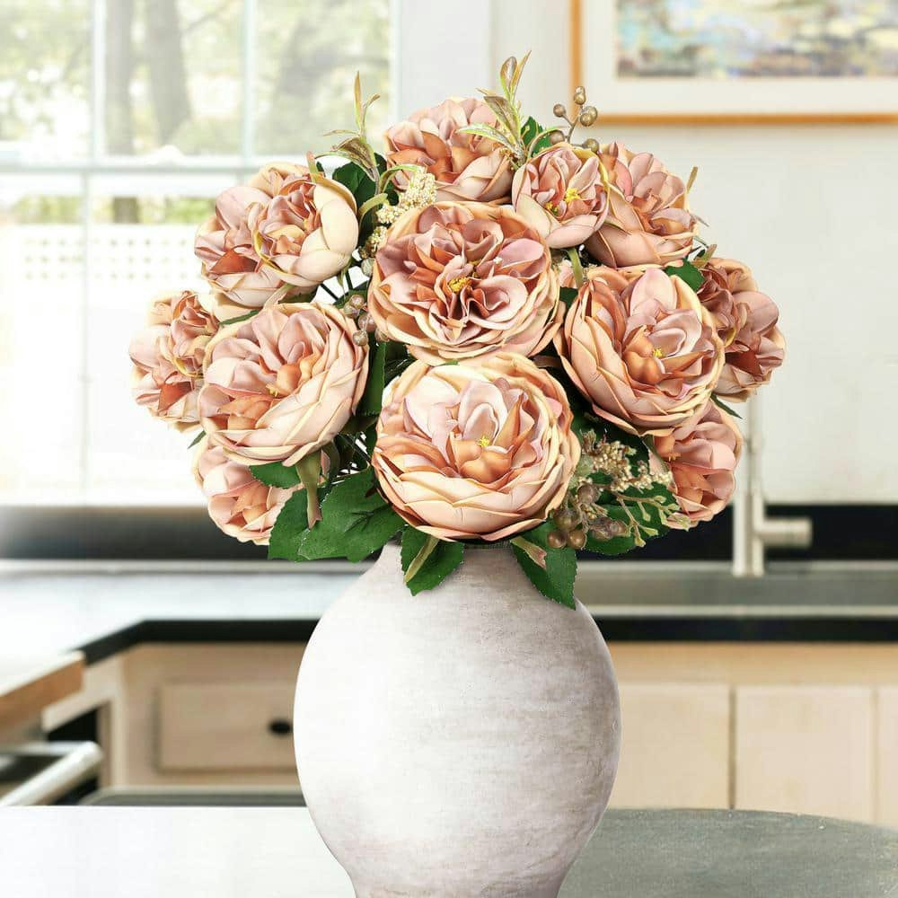 18-Inch Artificial Cabbage Rose Flower Stem Bouquet 2-Pack: $43.37 18-Inch Artificial Cabbage Rose Flower Stem Bouquet 2-Pack: $43.37