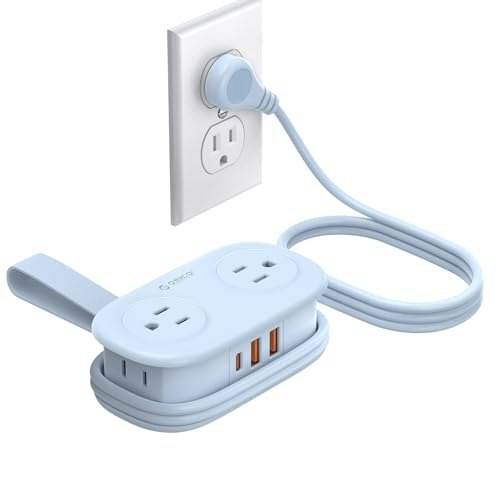 Orico 20W PD Travel Power Strip with 4 AC Outlets and 3 USB Ports: $16.99 Orico 20W PD Travel Power Strip with 4 AC Outlets and 3 USB Ports: $16.99
