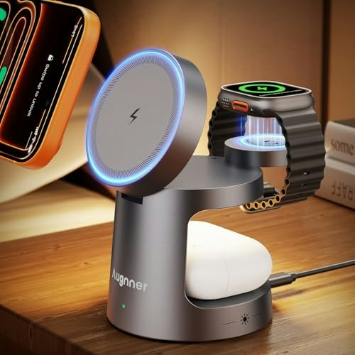 3-in-1 Foldable MagSafe Wireless Charging Station with Night Light: $19.98 3-in-1 Foldable MagSafe Wireless Charging Station with Night Light: $19.98