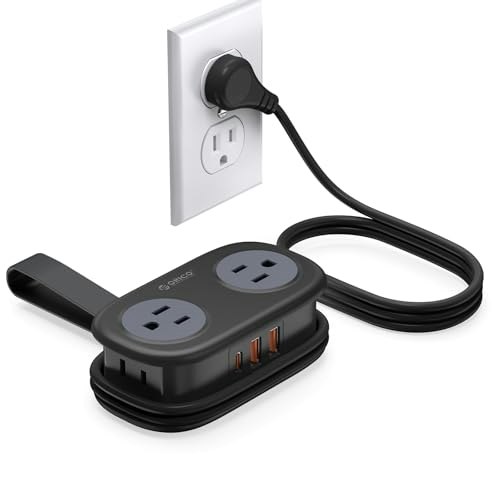 Orico 20W PD Travel Power Strip with 4 AC Outlets and 3 USB Ports: $16.99 Orico 20W PD Travel Power Strip with 4 AC Outlets and 3 USB Ports: $16.99