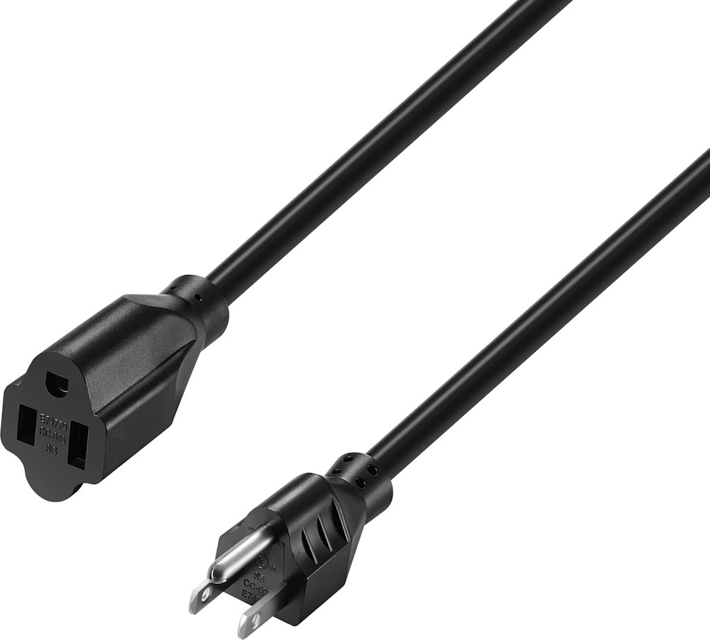 Best Buy Essentials 25-Foot 16-AWG Indoor/Outdoor Extension Power Cord: $19.99