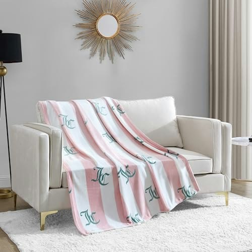 Juicy Couture Cabana 50"x70" Striped Plush Throw Blanket: $17.31 Juicy Couture Cabana 50"x70" Striped Plush Throw Blanket: $17.31