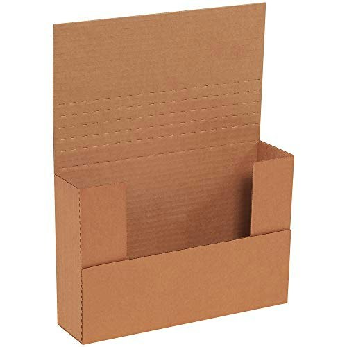 Box USA 9 1/2" x 6 1/2" x 2" Kraft Corrugated Boxes 50-Pack: $37.44