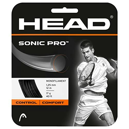 Head Sonic Pro 16-Gauge Monofilament Tennis Racket String 40-Foot Set: $7.95 Head Sonic Pro 16-Gauge Monofilament Tennis Racket String 40-Foot Set: $7.95