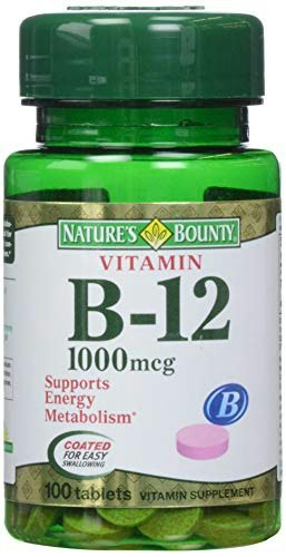Nature's Bounty 1,000mcg Vitamin B-12 Tablets 100-Count: $5.94