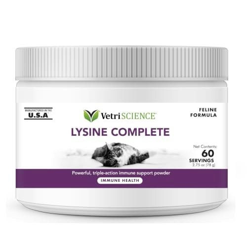 VetriScience Ultimate Strength Lysine Powder for Cats 60-Count: $24.99 VetriScience Ultimate Strength Lysine Powder for Cats 60-Count: $24.99