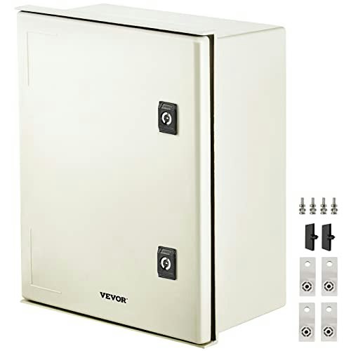 Vevor 15.7" x 11.8" x 7.9" Fiberglass Electrical Enclosure Box: $47.90 Vevor 15.7" x 11.8" x 7.9" Fiberglass Electrical Enclosure Box: $47.90