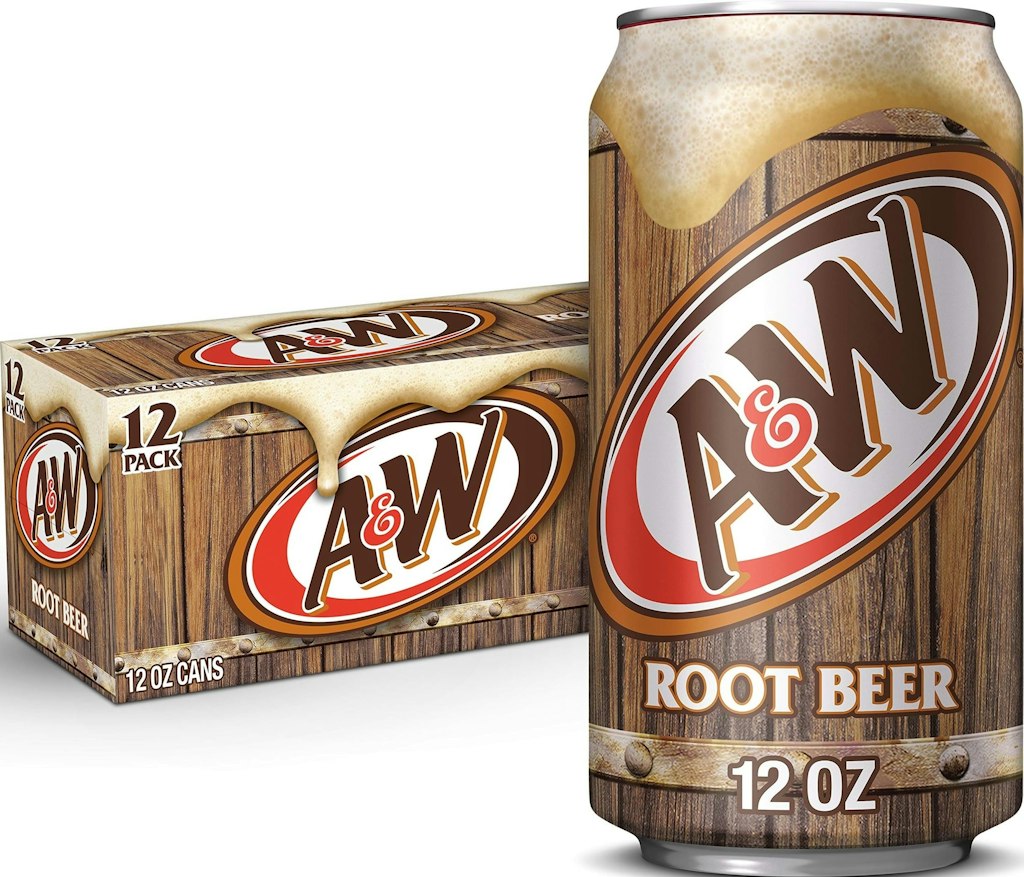 A&W Root Beer 12-oz. Can 12-Pack: $3.68