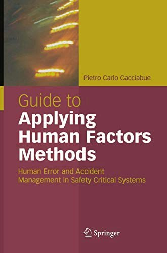 Guide to Applying Human Factors Methods: $54.99