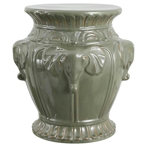 Jonathan Y Anita 18-Inch Ceramic Elephant Accent Table: $129.66