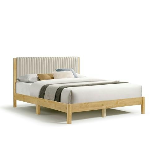 Homes: Inside + Out Evadne Queen Corduroy Platform Bed: $222.31