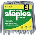 Zevlux 4" Galvanized Landscape Staples 50-Pack for $6 + free shipping w/ Prime