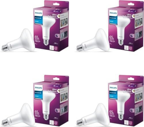 Philips BR30 65W Equivalent Dimmable LED Light Bulbs 4-Pack: $13.32 Philips BR30 65W Equivalent Dimmable LED Light Bulbs 4-Pack: $13.32