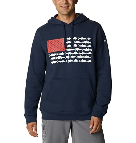Columbia Men's PFG Fish Flag Hoodie: $45.63