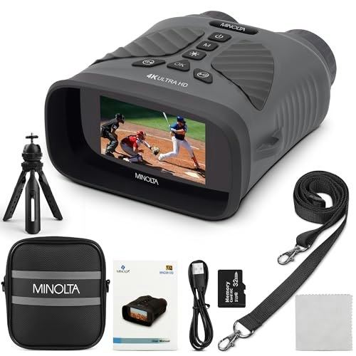 Minolta MNDM10B 4K Digital Night Vision Monocular Kit: $131 Minolta MNDM10B 4K Digital Night Vision Monocular Kit: $131