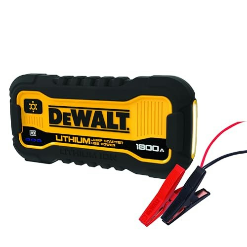 Dewalt 1,800-Amp Lithium Jump Starter and USB Power Bank: $142.85