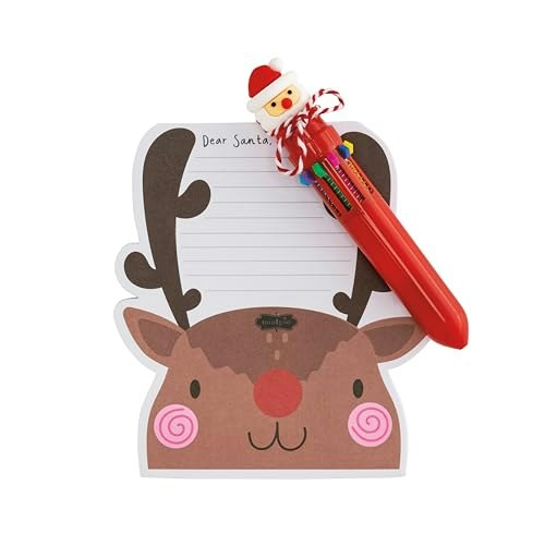 Mud Pie Kids Christmas Reindeer Notepad and Pen: $6.56 Mud Pie Kids Christmas Reindeer Notepad and Pen: $6.56