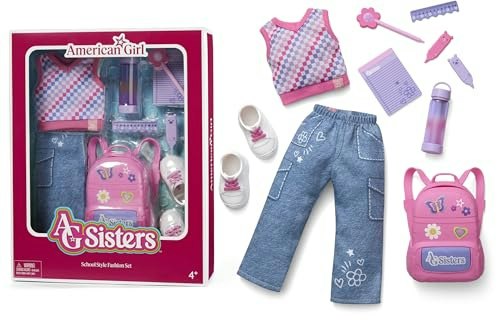 American Girl Sisters School Style Fashion Set for 14.5-inch Dolls 10-Piece Pack: $17