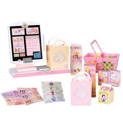 Disney Princess Style Collection Grocery Self-Checkout Register 26-Piece Play Set: $29.19