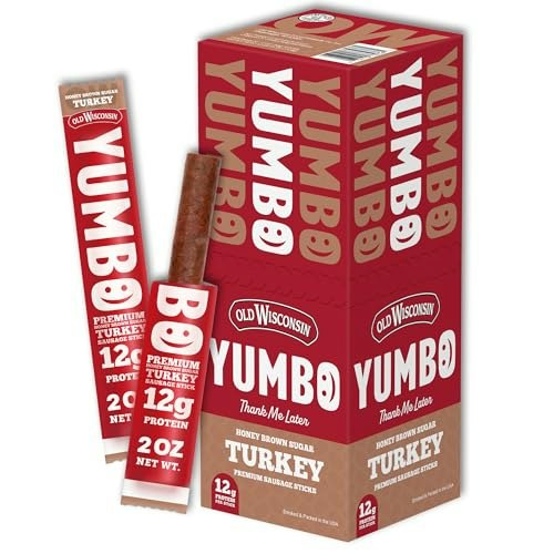 Yumbo Honey Brown Sugar Turkey Sticks 2-oz. 20-Pack: $45.20