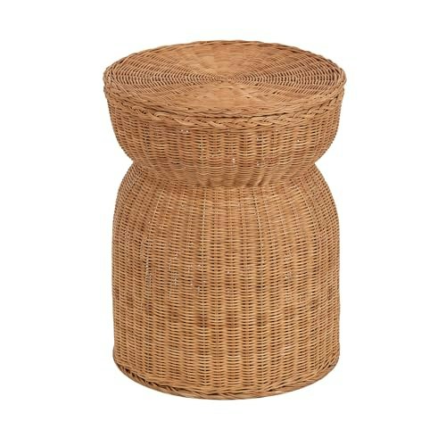 Kate and Laurel Thatch Woven Rattan Round Storage Side Table: $139.99 Kate and Laurel Thatch Woven Rattan Round Storage Side Table: $139.99