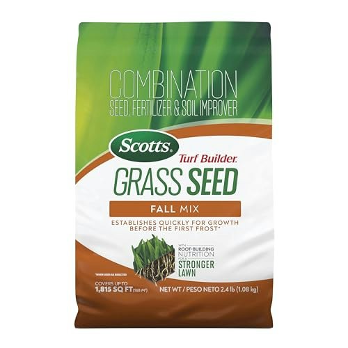 Scotts Turf Builder Fall Grass Seed Mix 2.4-lbs.: $22.30 Scotts Turf Builder Fall Grass Seed Mix 2.4-lbs.: $22.30