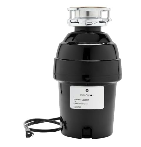 GE GFC1065W 1HP Continuous Feed Garbage Disposer: $147.18