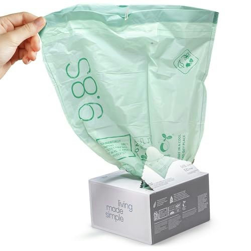 Home Zone Living 2.58-Gallon Compost Trash Bags 100-Count: $6.36 Home Zone Living 2.58-Gallon Compost Trash Bags 100-Count: $6.36