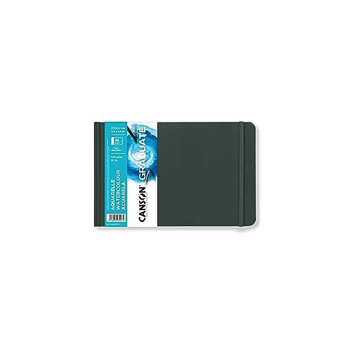 Canson Graduate 8.5" x 5.5" Hardcover Watercolor Art Journal: $8 Canson Graduate 8.5" x 5.5" Hardcover Watercolor Art Journal: $8